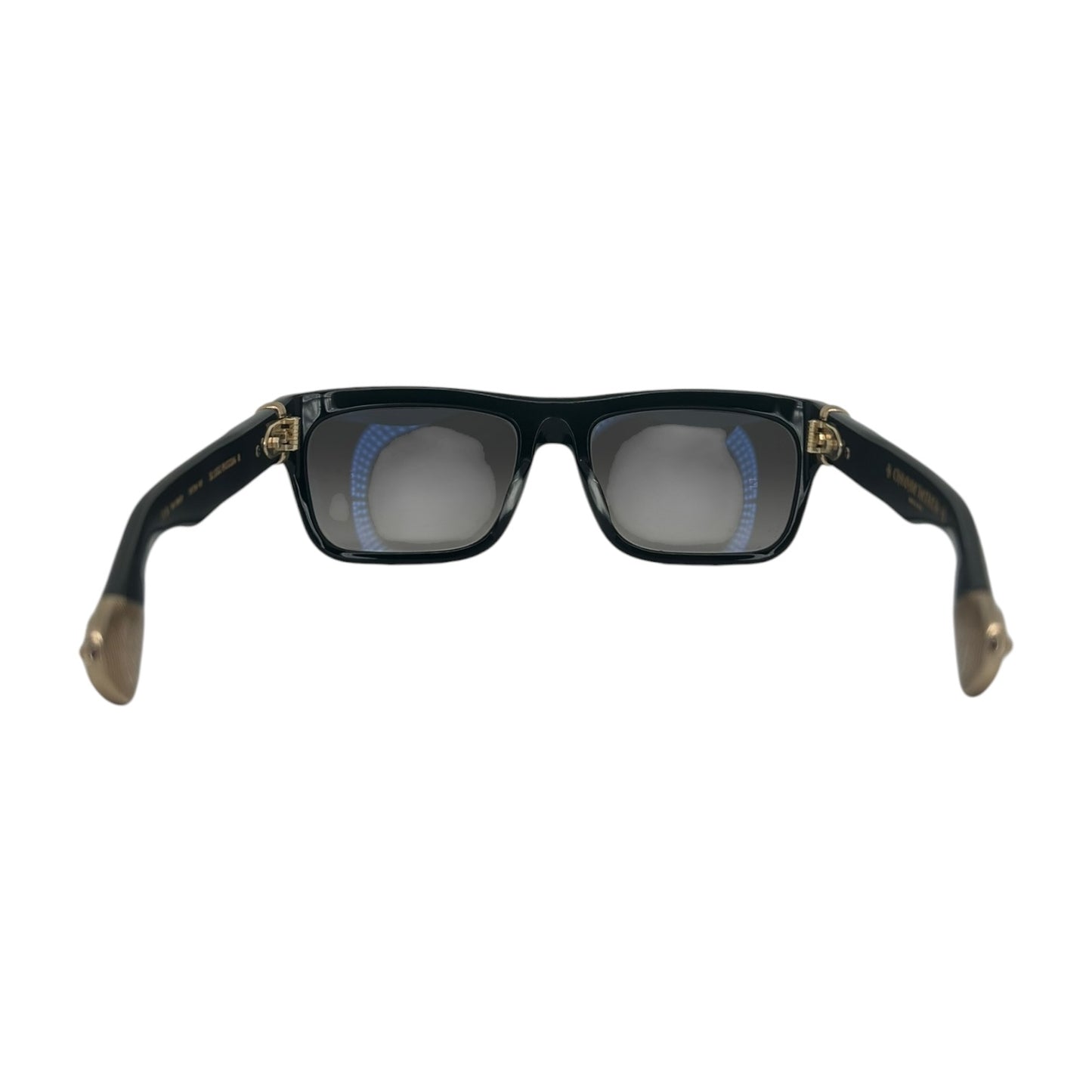CHROME HEARTS SLUSS BUSSIN II GOLD BLACK SUNGLASSES