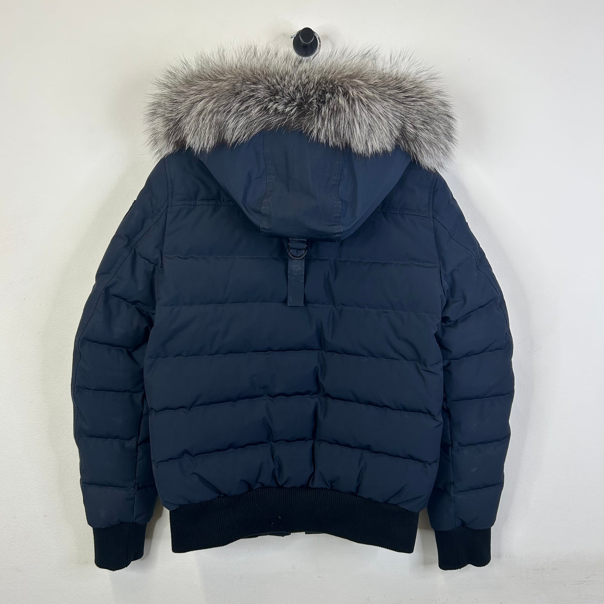 MOOSE KNUCKLES BOMBER FUR HOODED JACKET