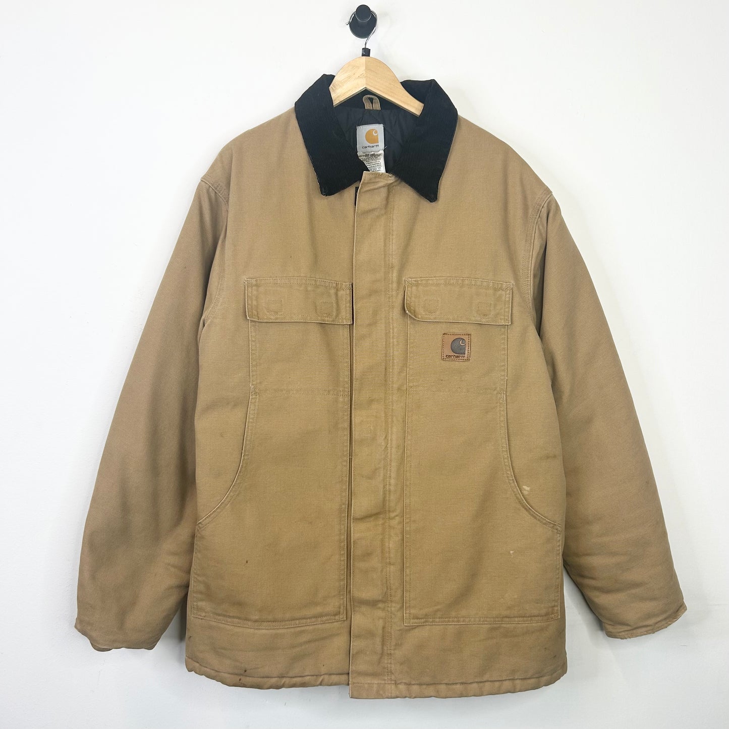 TAN C28 QUILTED LINED CARHARTT ARCTIC JACKET