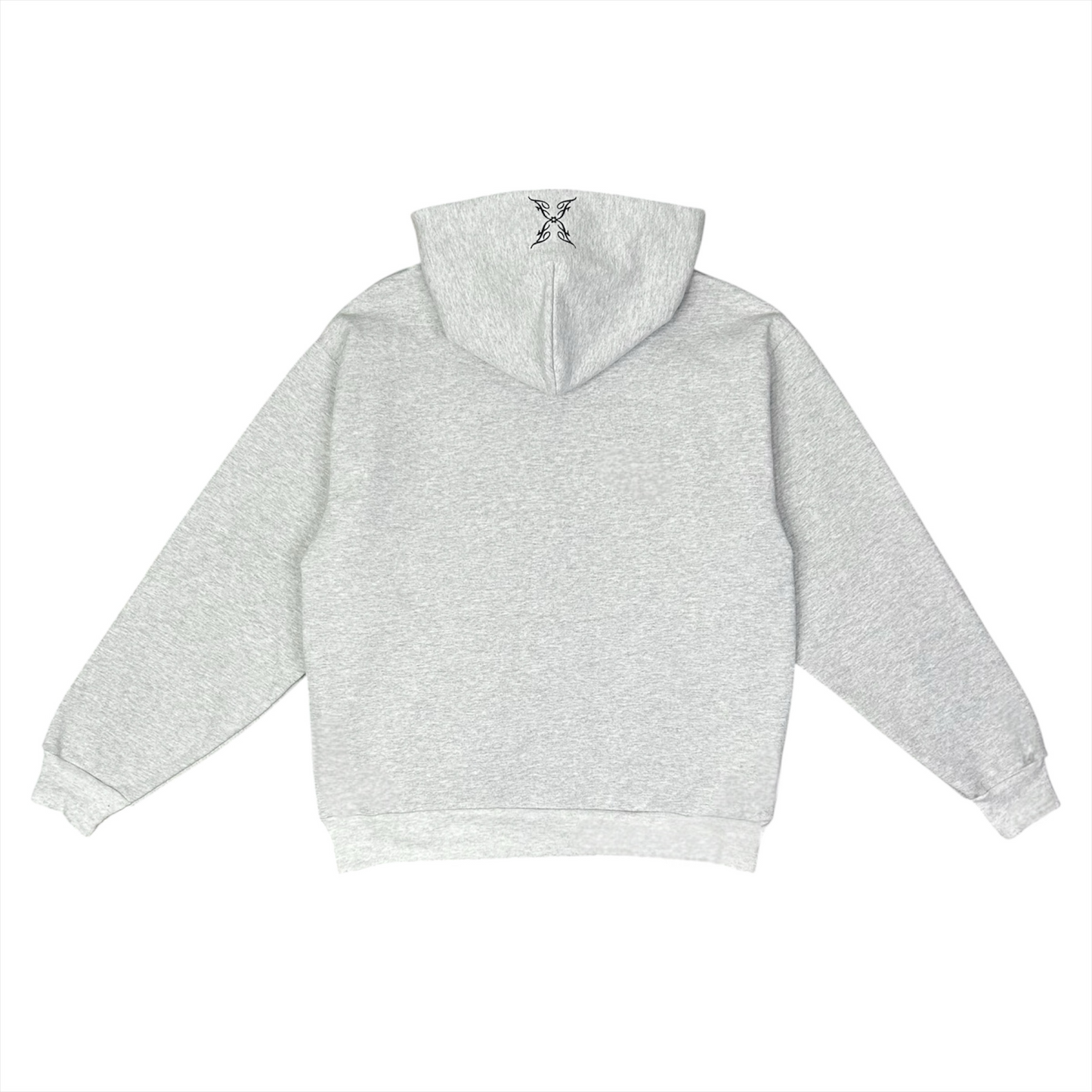 FLASHBACK ARC HEATHER GREY PULLOVER HOODIE