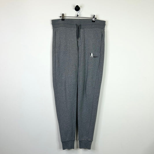 MONCLER CUFFED GREY SWEATPANTS