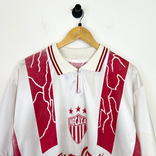 NECAXA SOCCER JERSEY RED AND WHITE