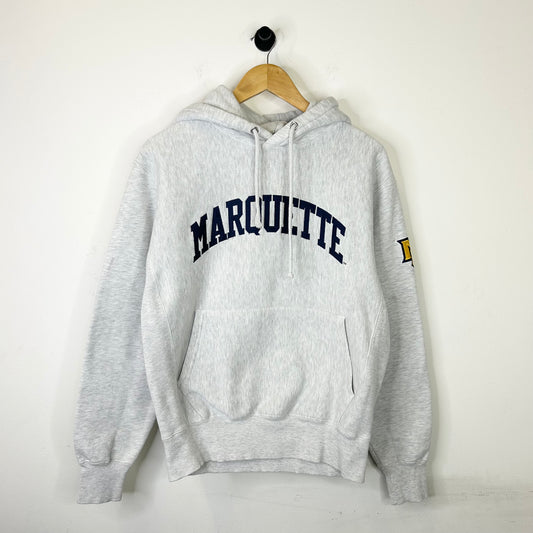 MARQUETTE GREY WEAVE HOODIE