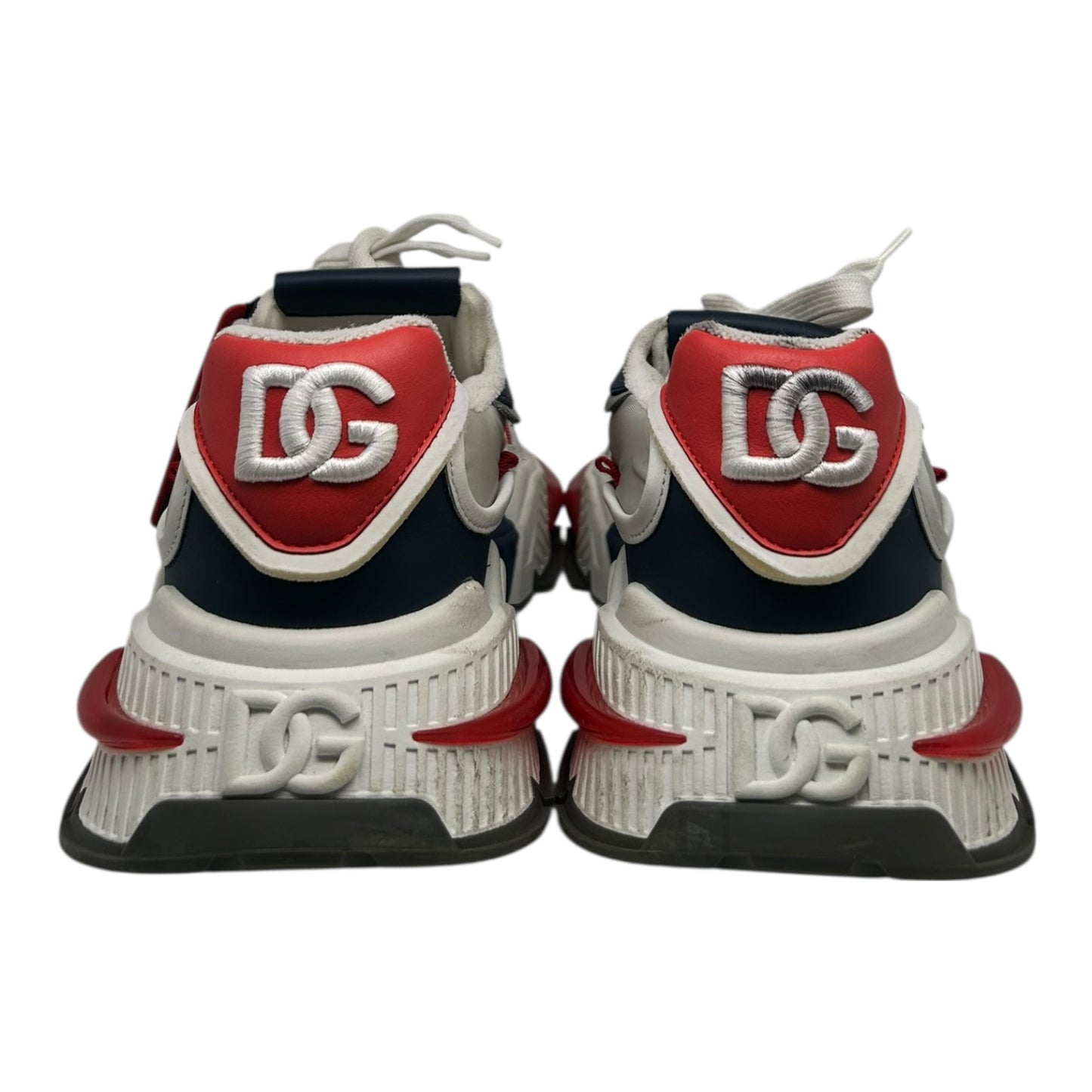 PREOWNED DOLCE & GABBANA AIR MASTER WHITE NAVY RED