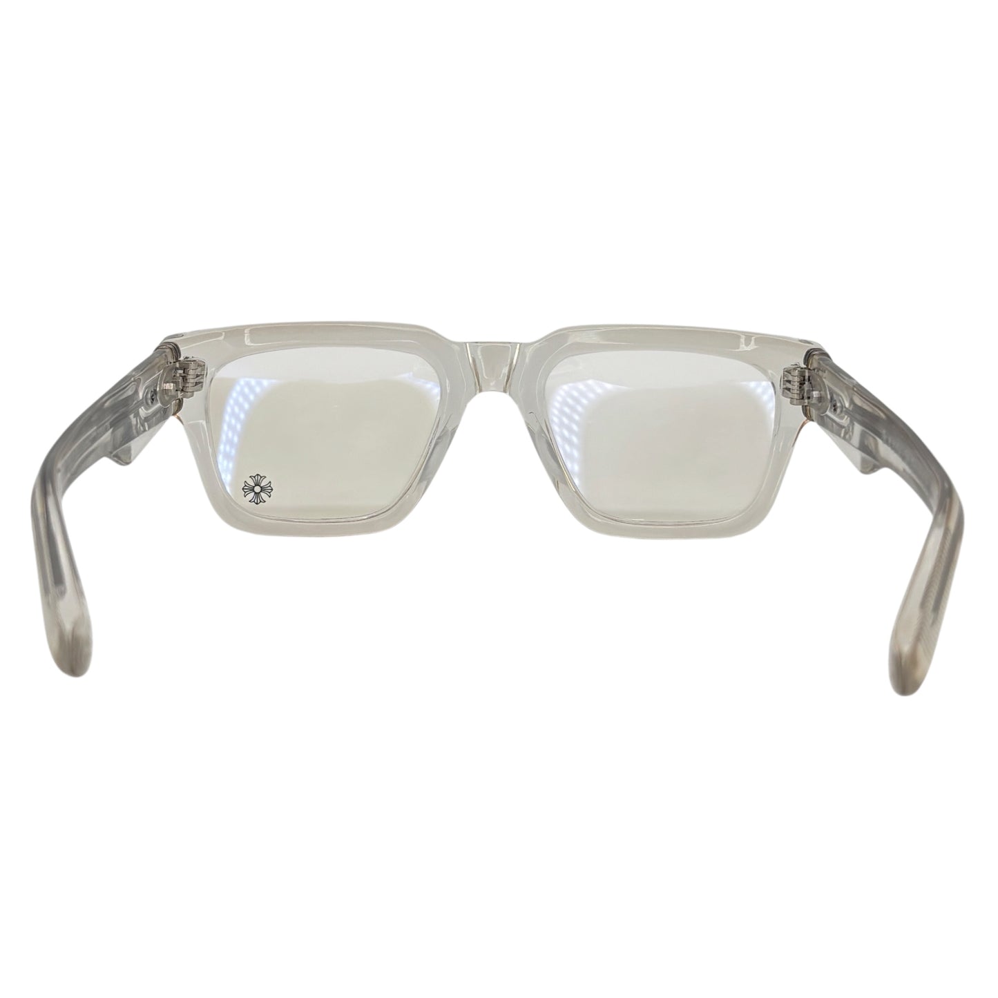 CHROME HEARTS GNARLIN CLEAR SILVER GLASSES