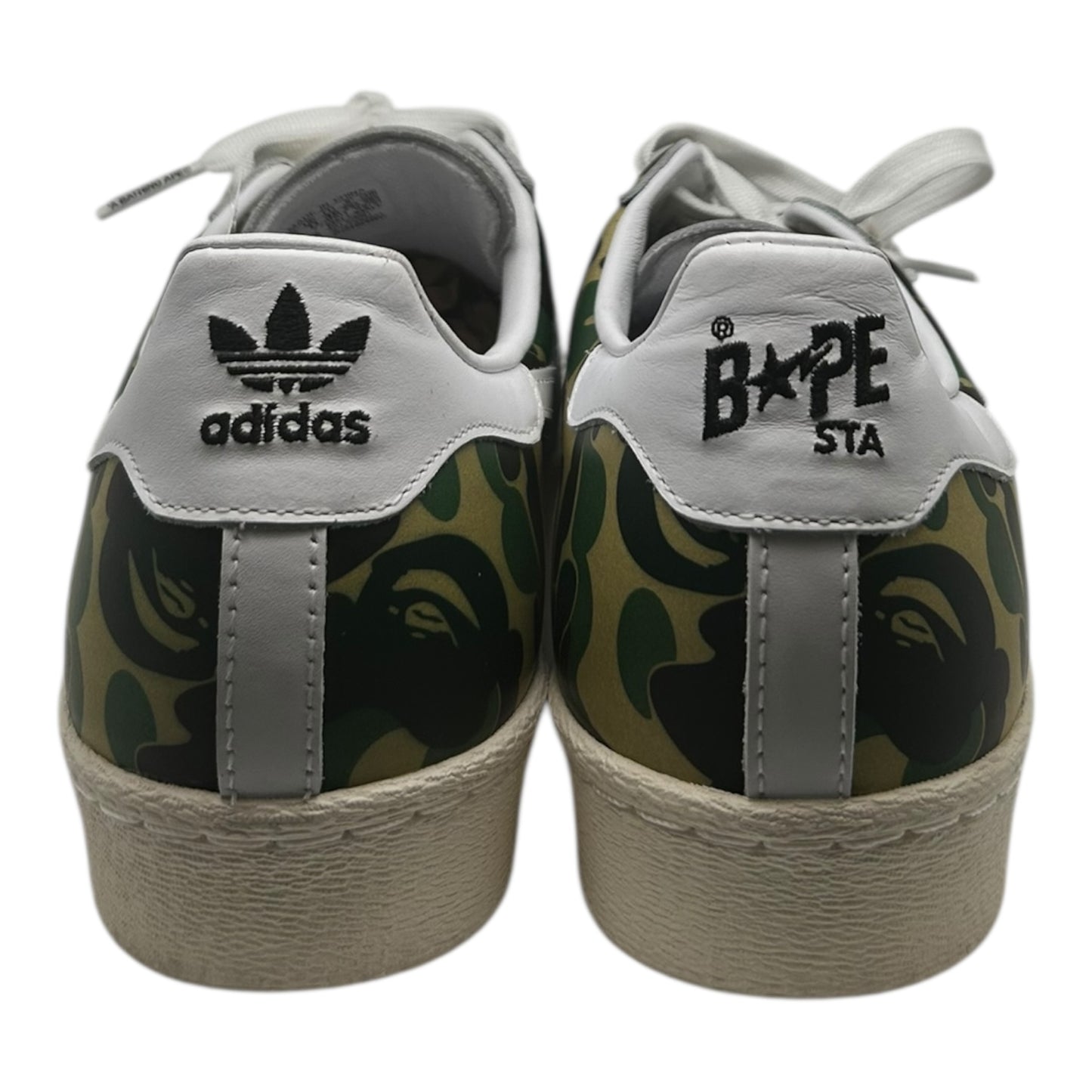 PREOWNED ADIDAS SUPERSTAR 80S BAPE CAMO SZ11.5