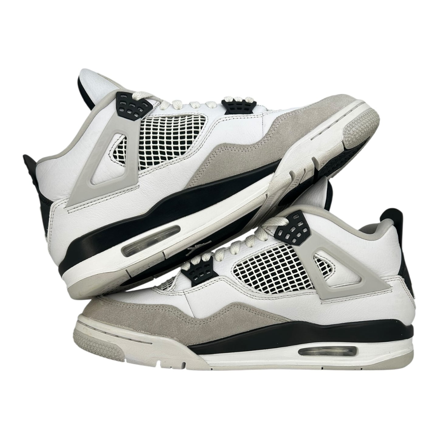 PREOWNED JORDAN 4 MILITARY BLACK