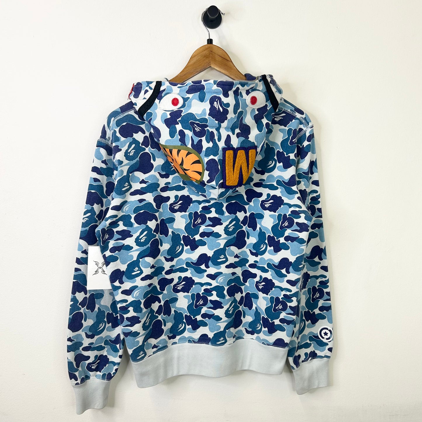 BAPE BLUE WHITE CAMO FULL ZIP