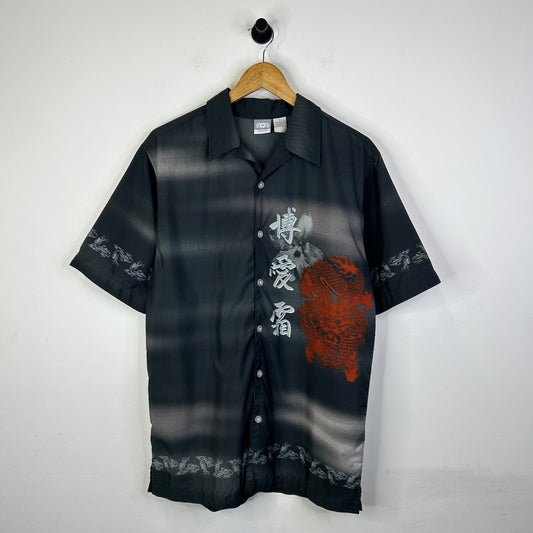 UTILITY NYLON DRAGON BUTTON UP