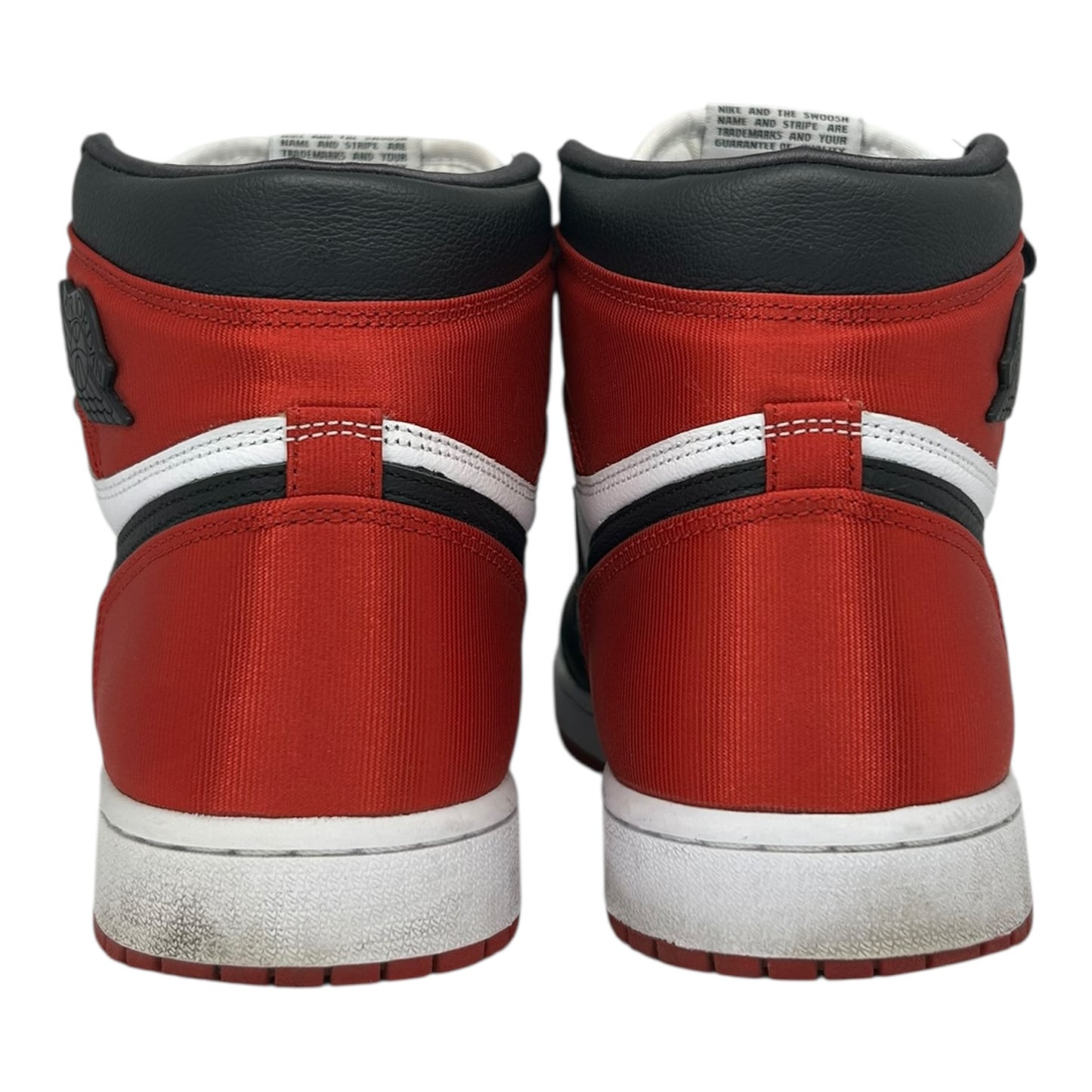 PREOWNED JORDAN 1 HIGH SATIN BLACK TOE