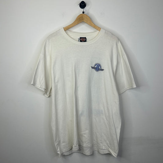 1996 HARELY DAVIDSON REFLECTIONS ON CANVAS TEE