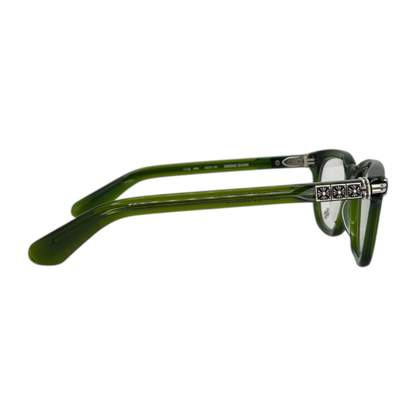CHROME HEARTS SMOKE SHOW MOSS GREEN GLASSES