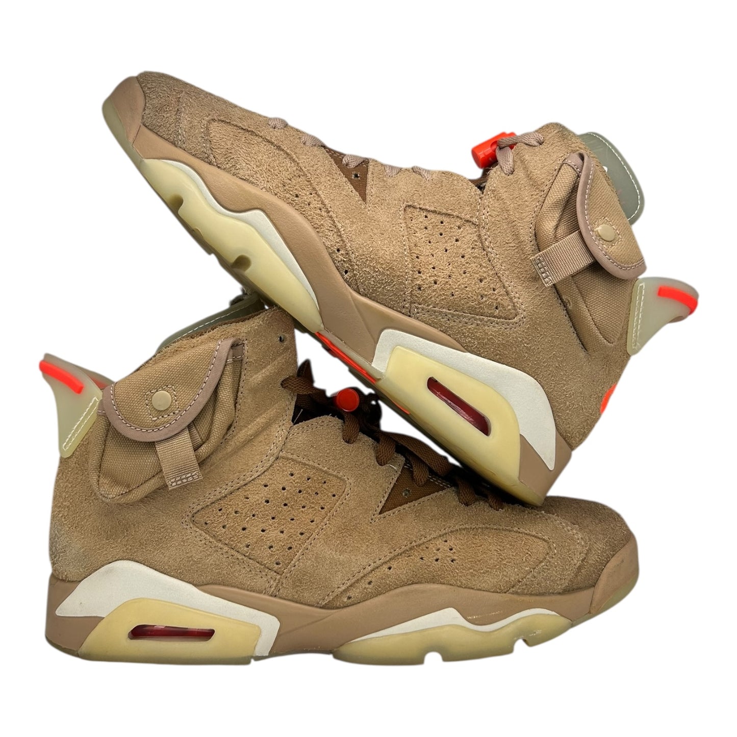 PREOWNED JORDAN 6 TRAVIS SCOTT BRITTISH KHAKI