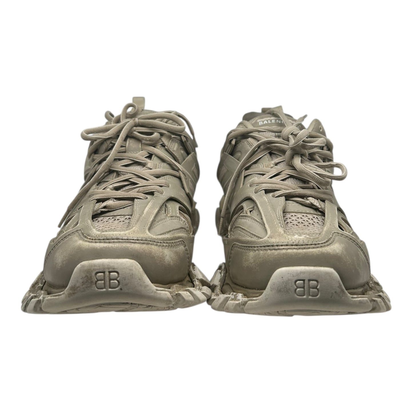 PREOWNED BALENCIAGA TRACK RUNNER FADED BEIGE