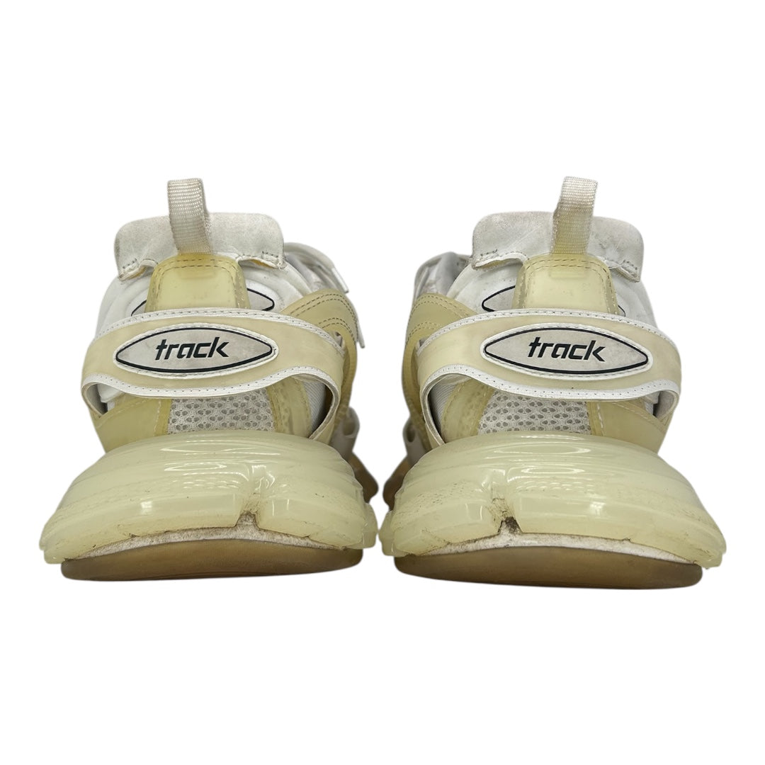 PREOWNED BALENCIAGA TRACK CLEAR SOLE WHITE