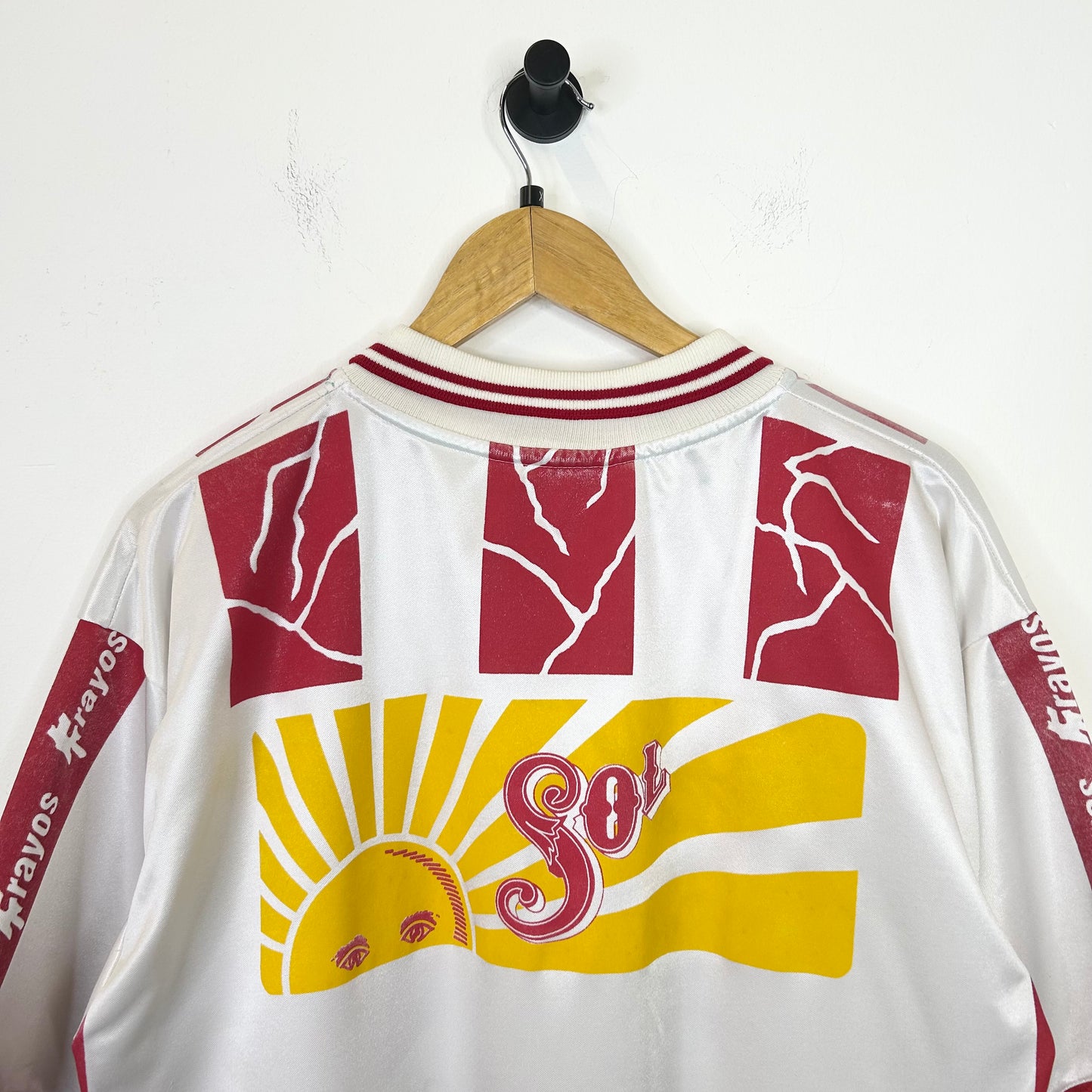 NECAXA SOCCER JERSEY RED AND WHITE