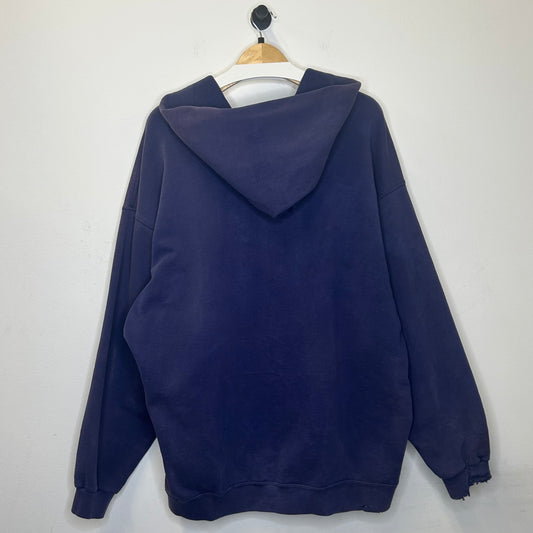 NIKE VINTAGE DISTRESSED BLUE HOODIE