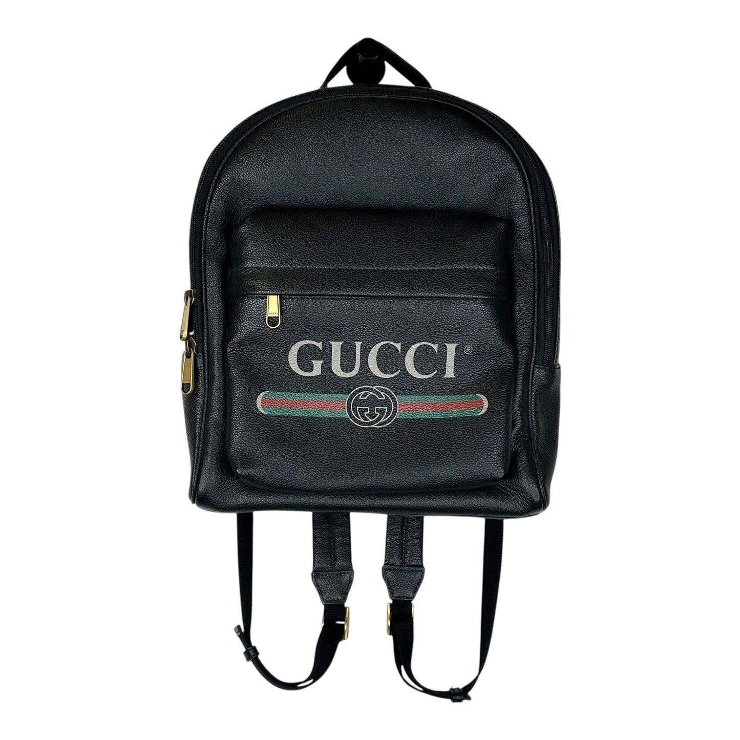 GUCCI CALFSKIN LOGO DAY BACKPACK