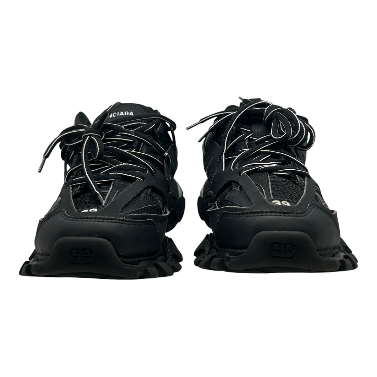 PREOWNED BALENCIAGA TRACK LED RUNNER BLACK