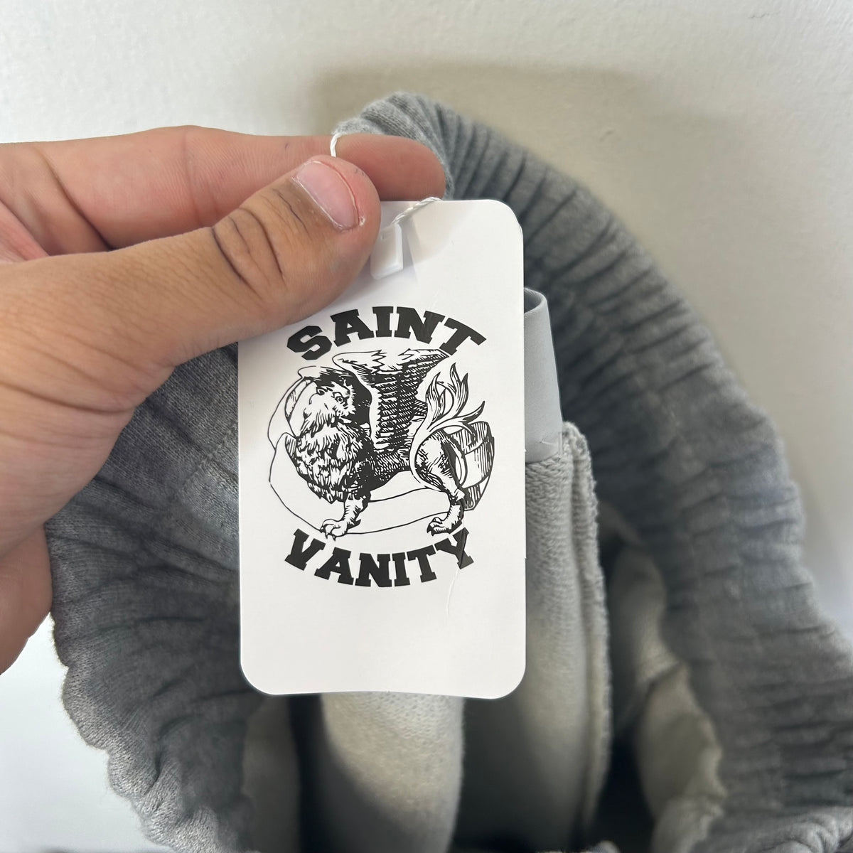 SAINT VANITY GREY GATORS LONG SHORTS