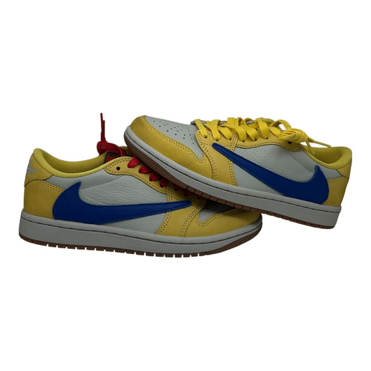PREOWNED TRAVIS SCOTT JORDAN 1 LOW CANARY