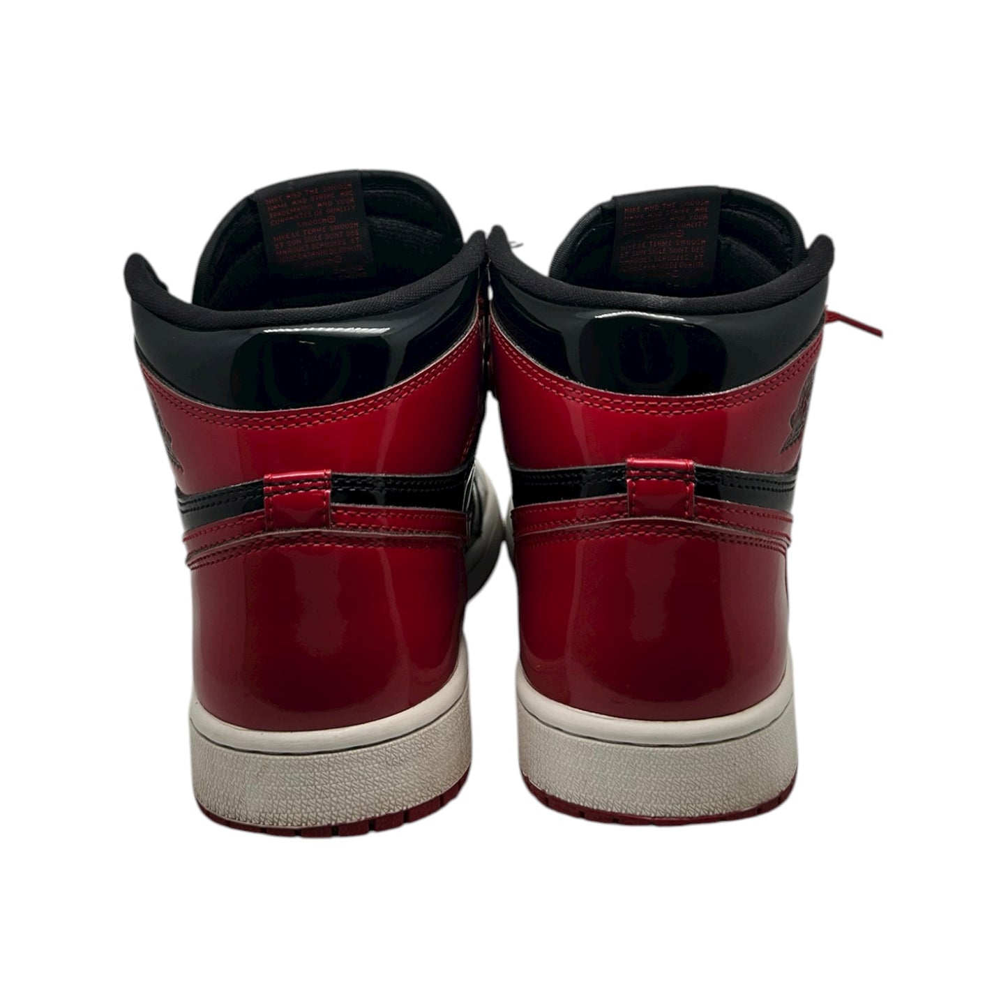 PREOWNED JORDAN 1 HIGH PATENT BRED SIZE 8.5