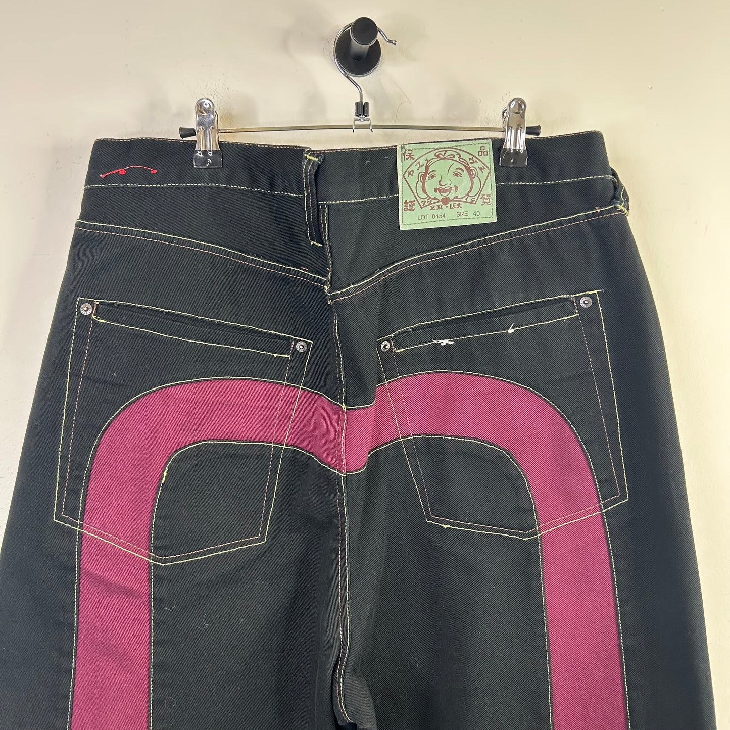 EVISU JUMBO BACK LOGO JEANS