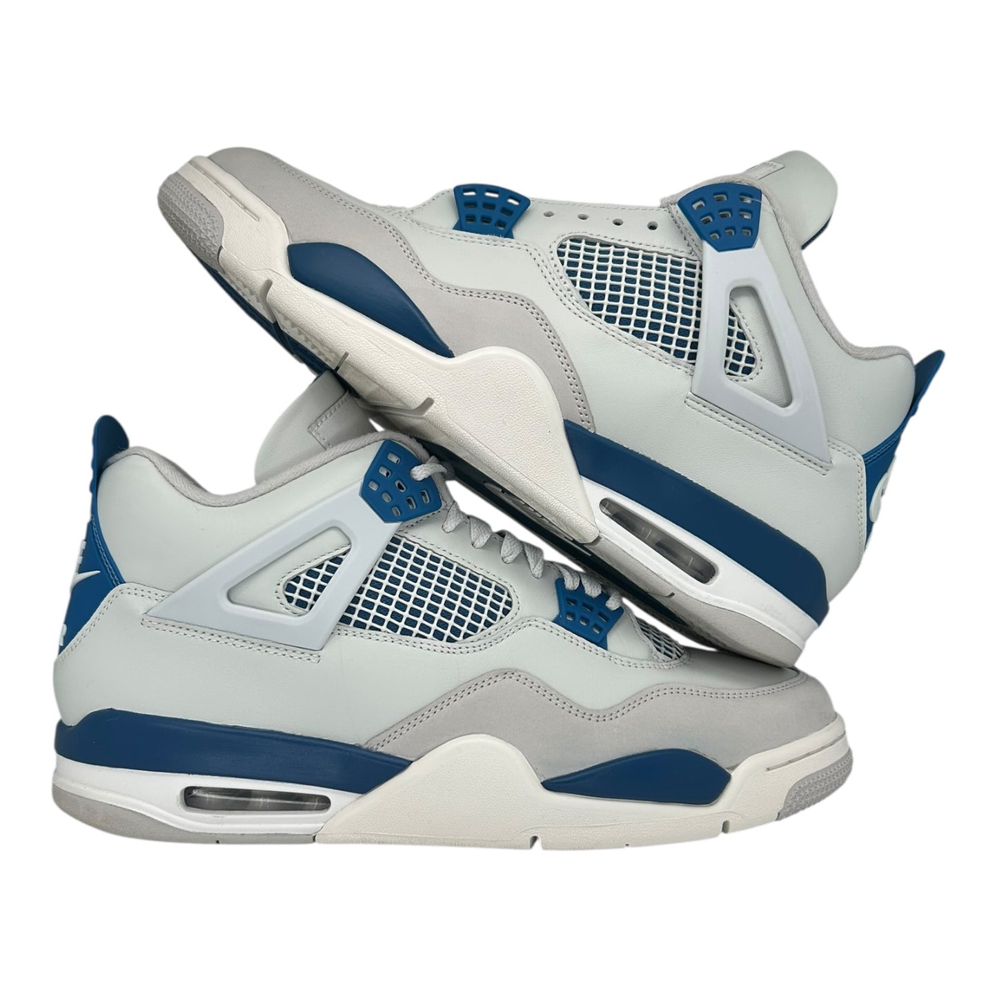 PREOWNED JORDAN 4 MILITARY BLUE