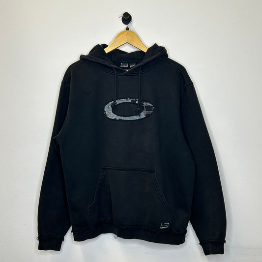 OAKLEY CENTER LOGO ALL BLACK HOODIE