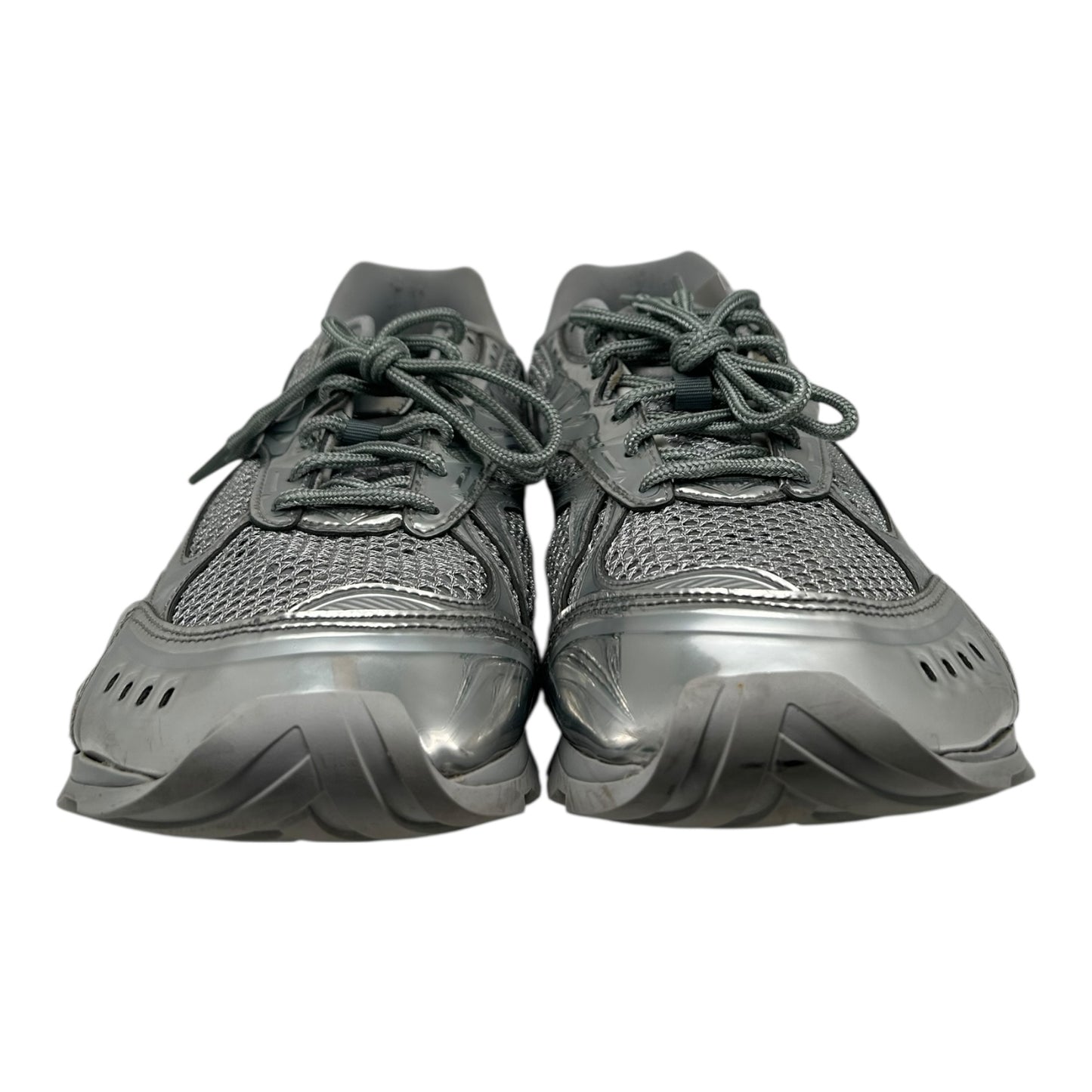PREOWNED BOTTEGA VENETA ORBIT SNEAKER SILVER'
