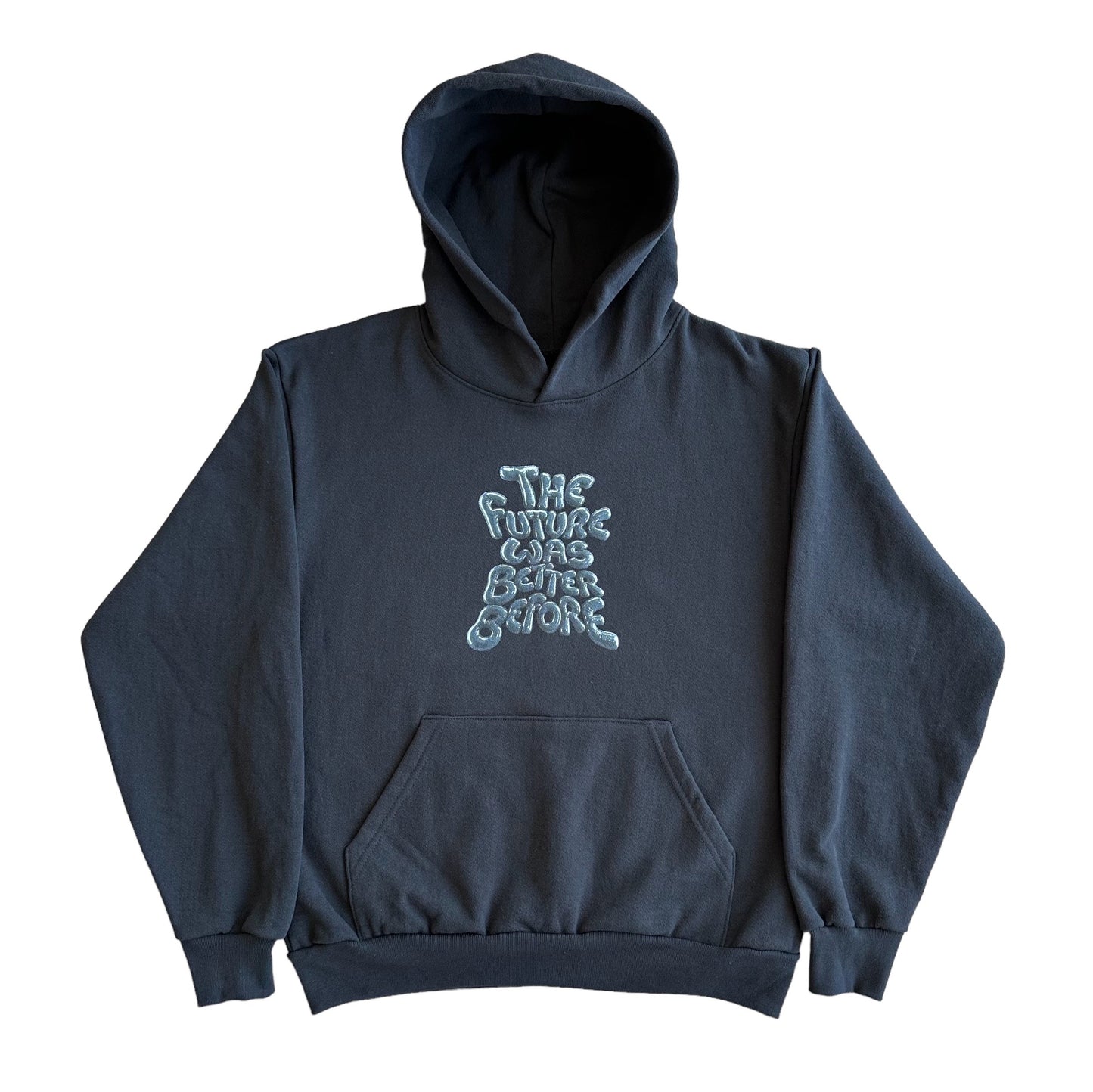 The Future Was Better Before Hoodie (Black/Black)