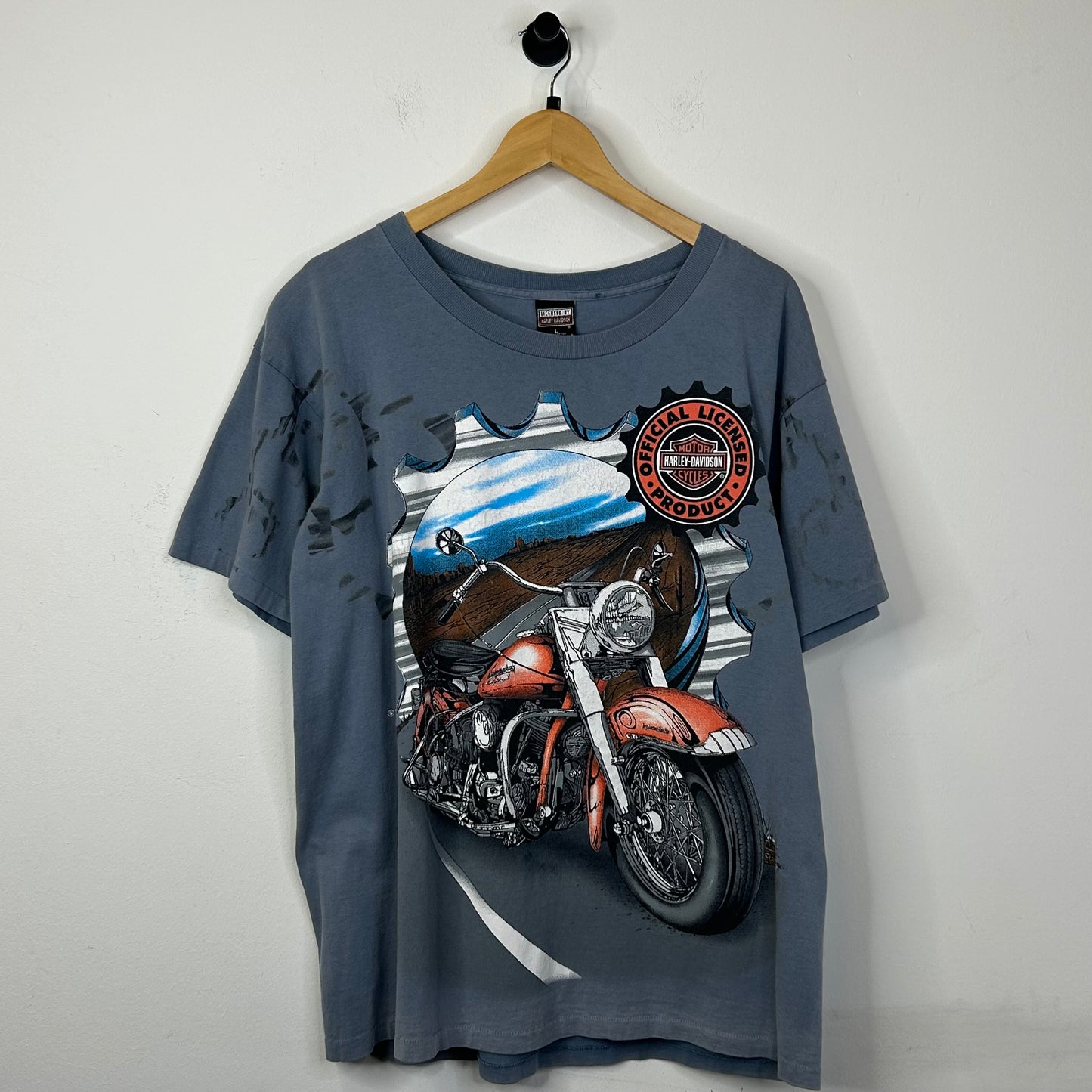 1995 OFFICIAL LICENSED PRODUCT HARLEY TEE