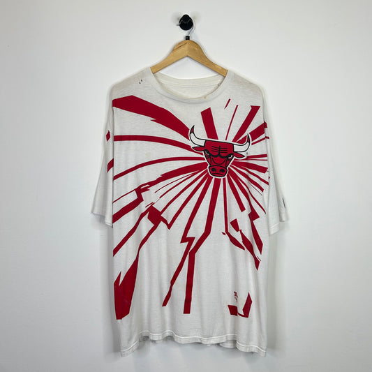 CHICAGO BULLS LIGHTNING AOP TEE