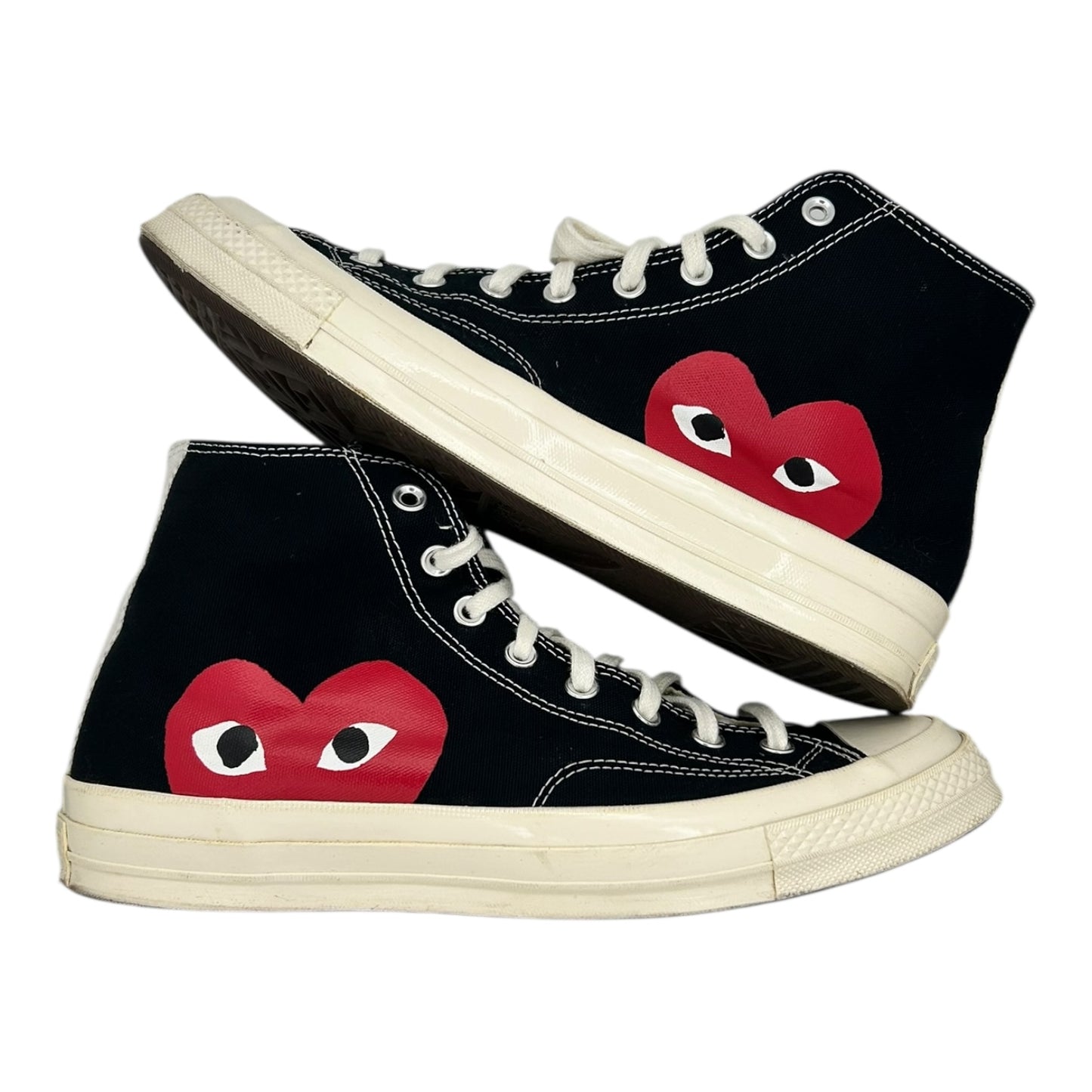 PREOWNED CONVERSE x CDG PLAY BLACK