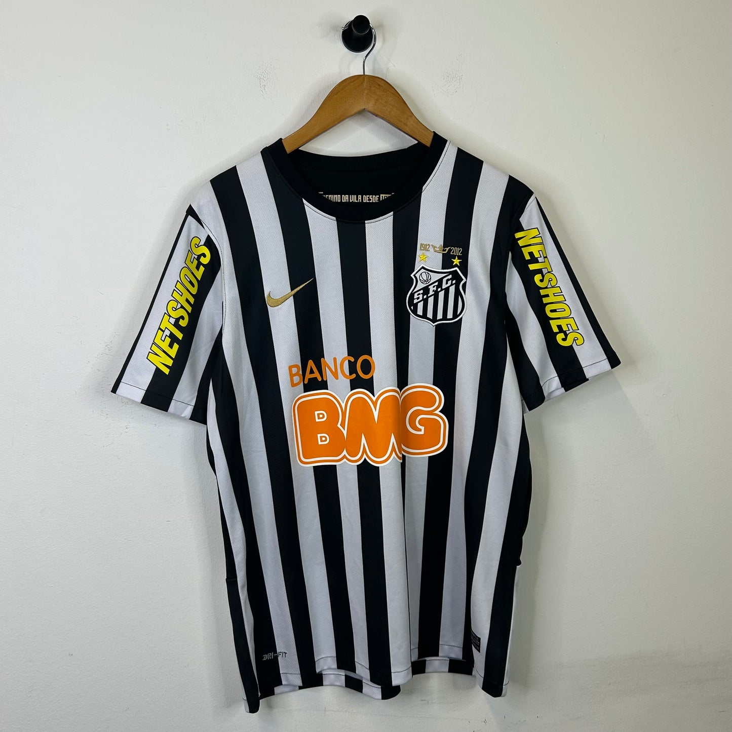 SANTOS NEYMAR JR JERSEY BLACK