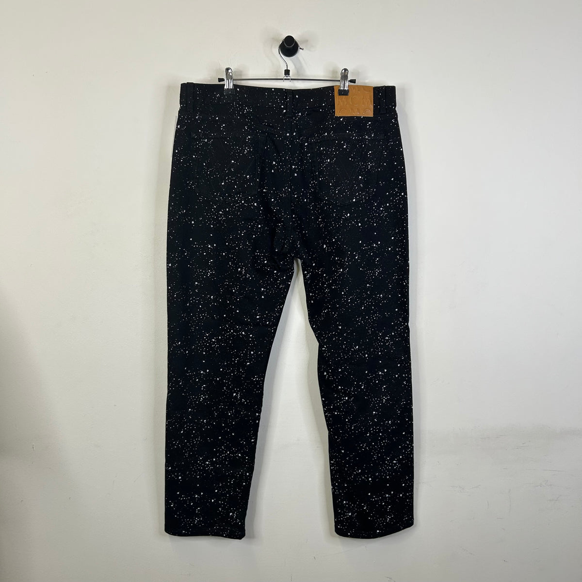 MCM BLACK GALAXY SPLATTER DENIM