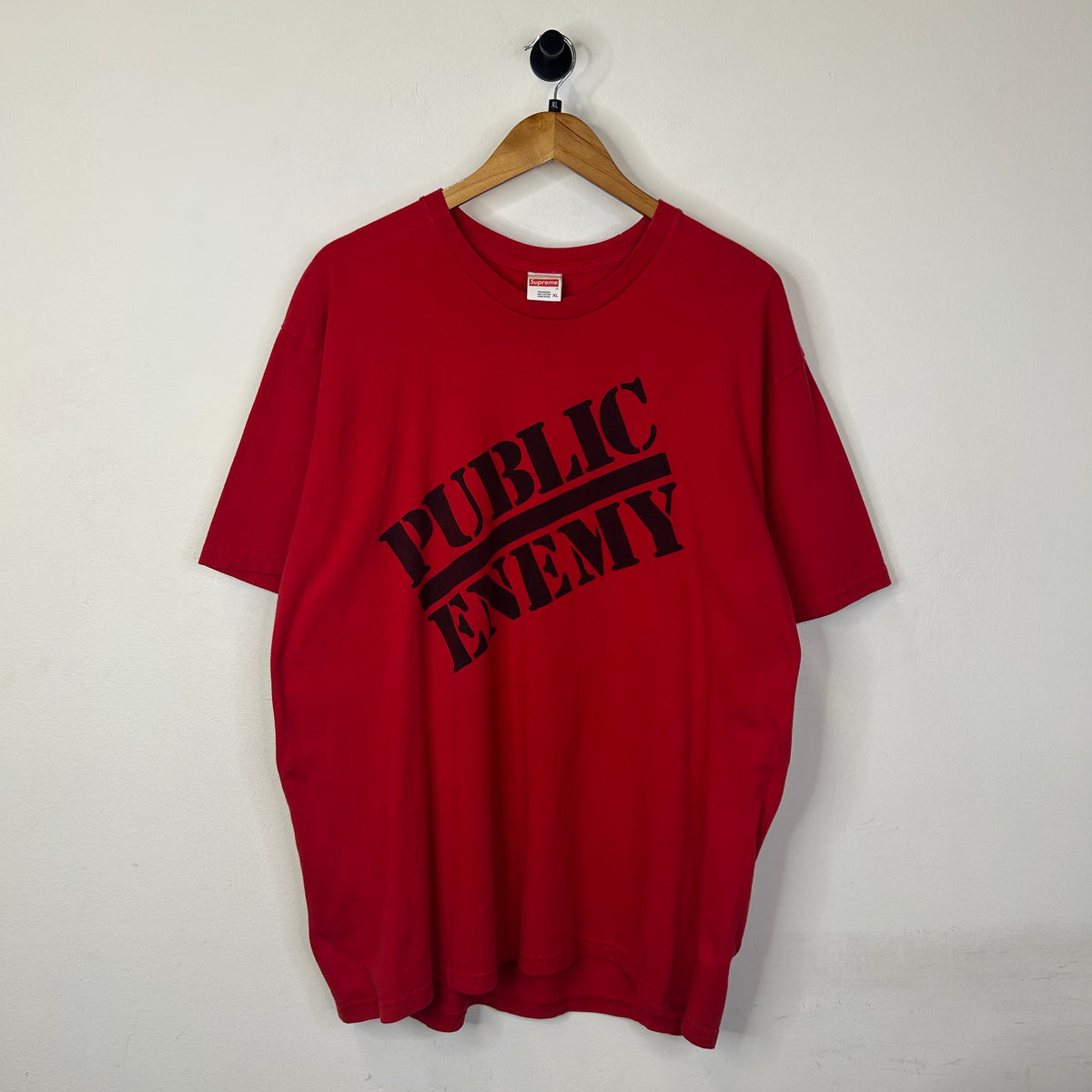 SUPREME UNDERCOVER/PUBLIC ENEMY RED TEE