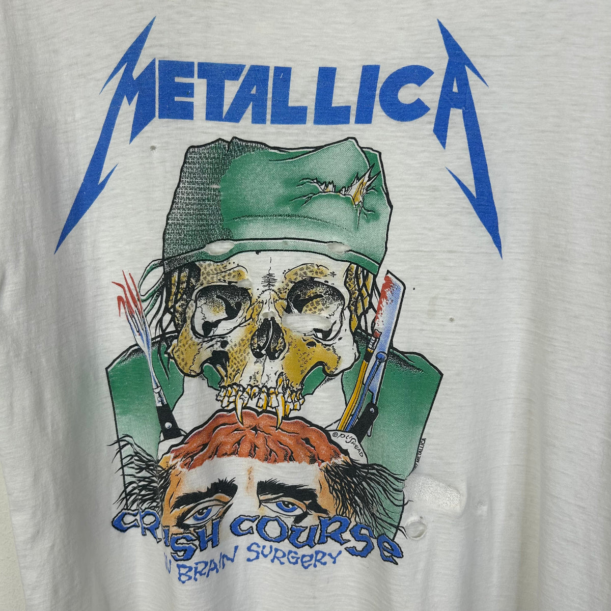 METALLICA CRASH COURSE IN BRAIN SURGERY TEE