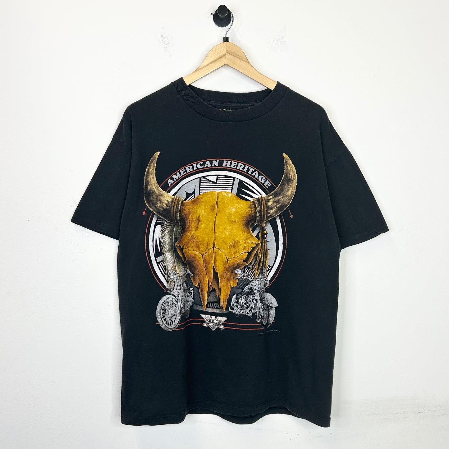 BISON SKULL 3D EMBLEM TEE