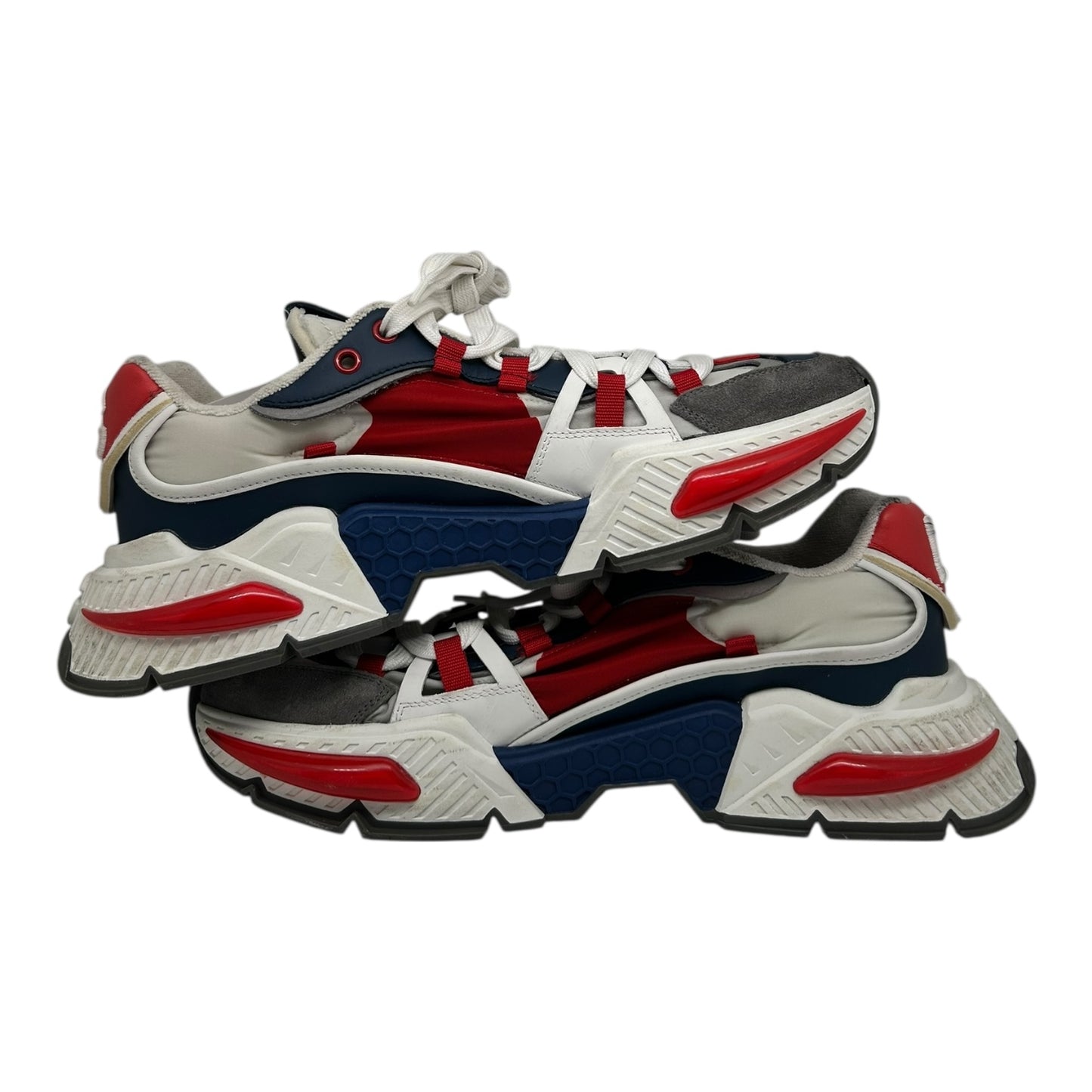 PREOWNED DOLCE & GABBANA AIR MASTER WHITE NAVY RED