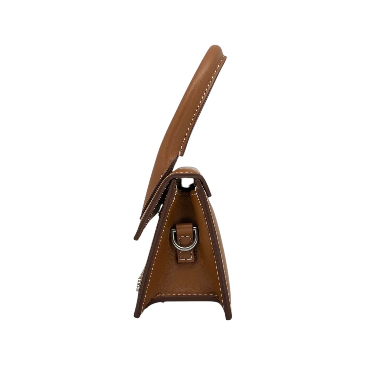 JACQUEMUS LE CHIQUITO MINI BAG BROWN LEATHER