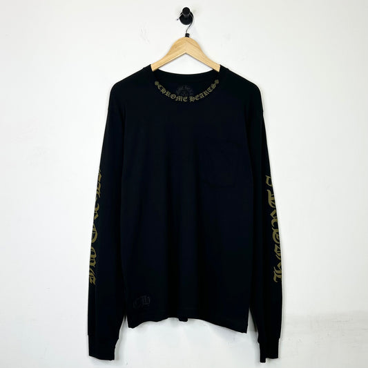 CHROME HEARTS LONG SLEEVE POCKET CREW LONG SLEEVE