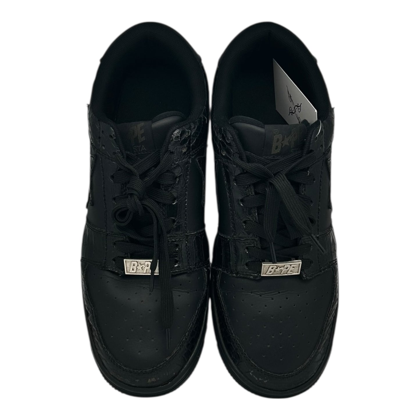 PREOWEND BAPE STA BLACK SNAKESKIN