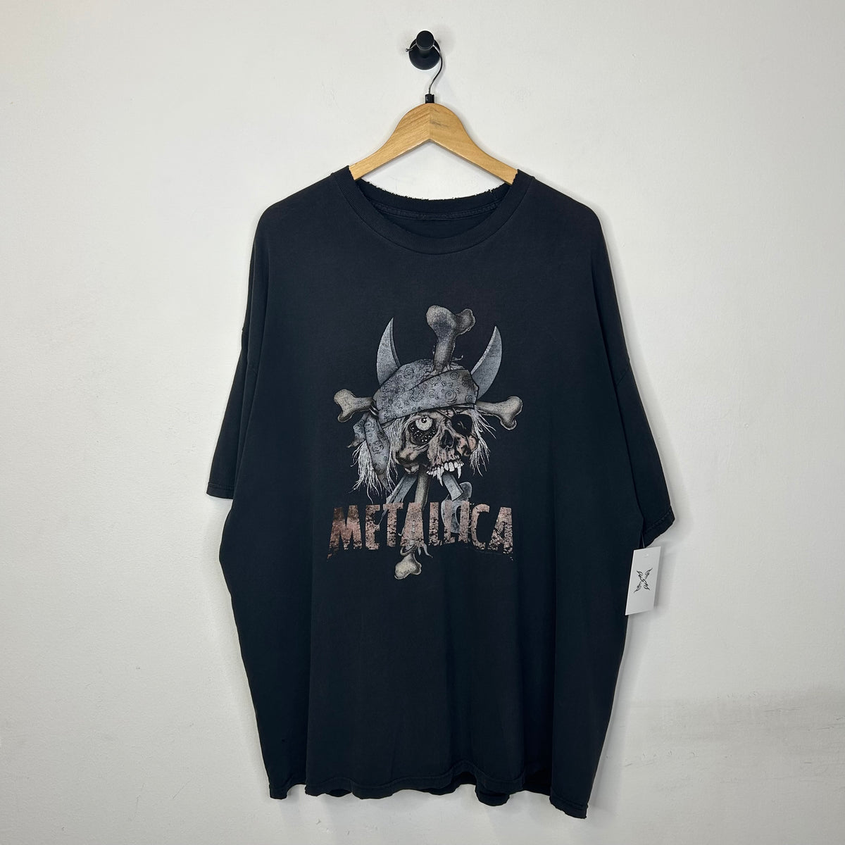 PC METTALICA SKULL BANDANA T SHIRT
