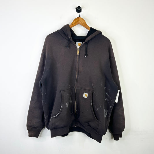 CARHARTT BROWN/BLACK HOODIE
