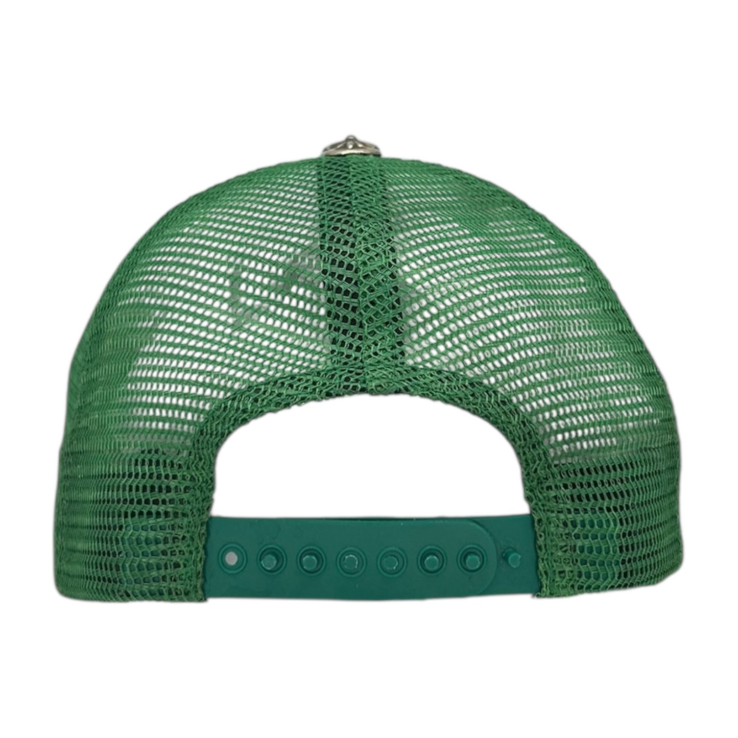 CHROME HEARTS BLACK/GREEN HOLLYWOOD TRUCKER HAT