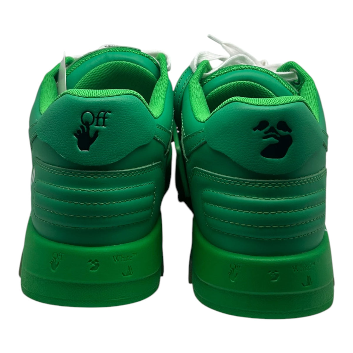 PREOWNED OFF-WHITE OUT OF OFFICE GREEN WHITE