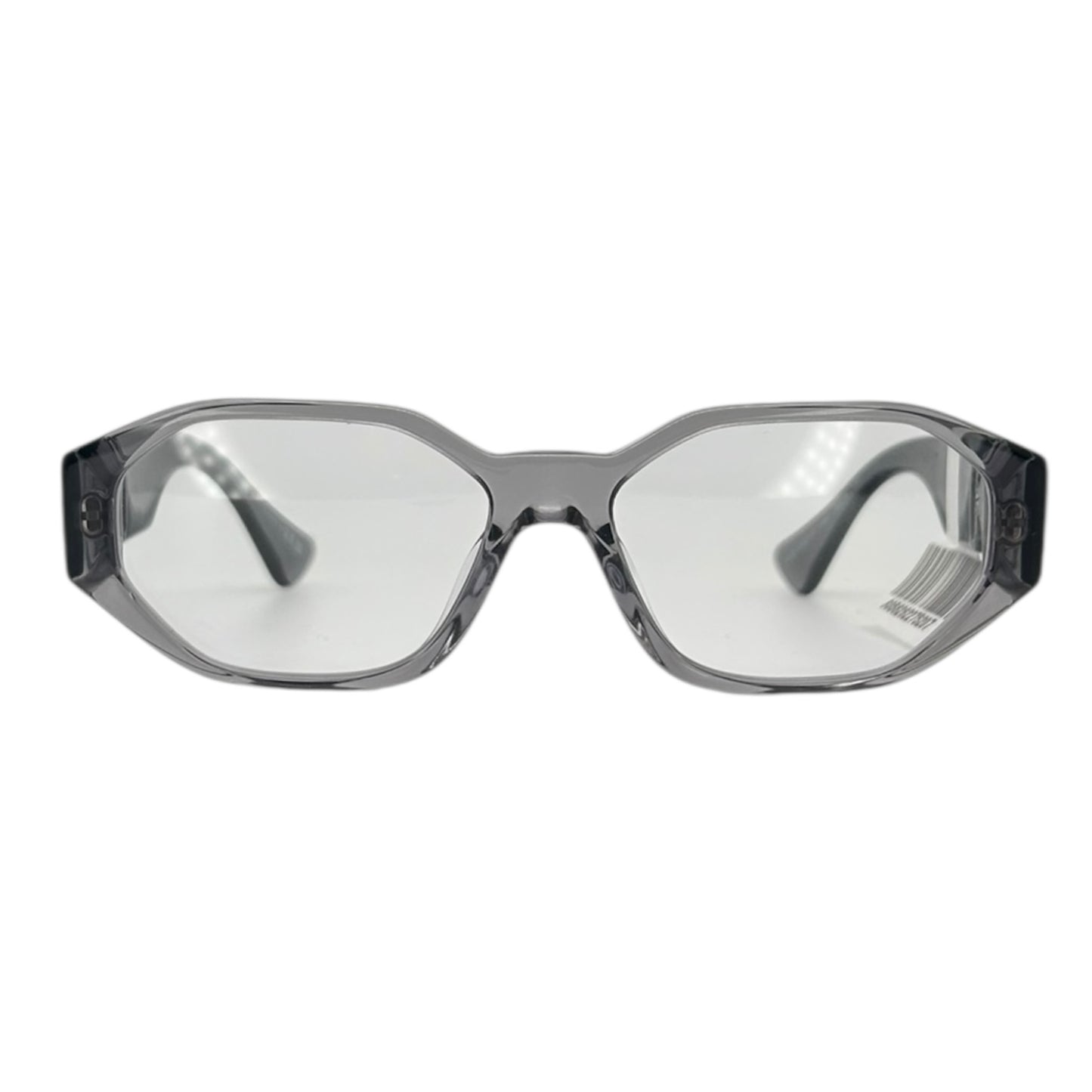 VERSACE MEDUSA SILVER BLACK CLEAR GLASSES