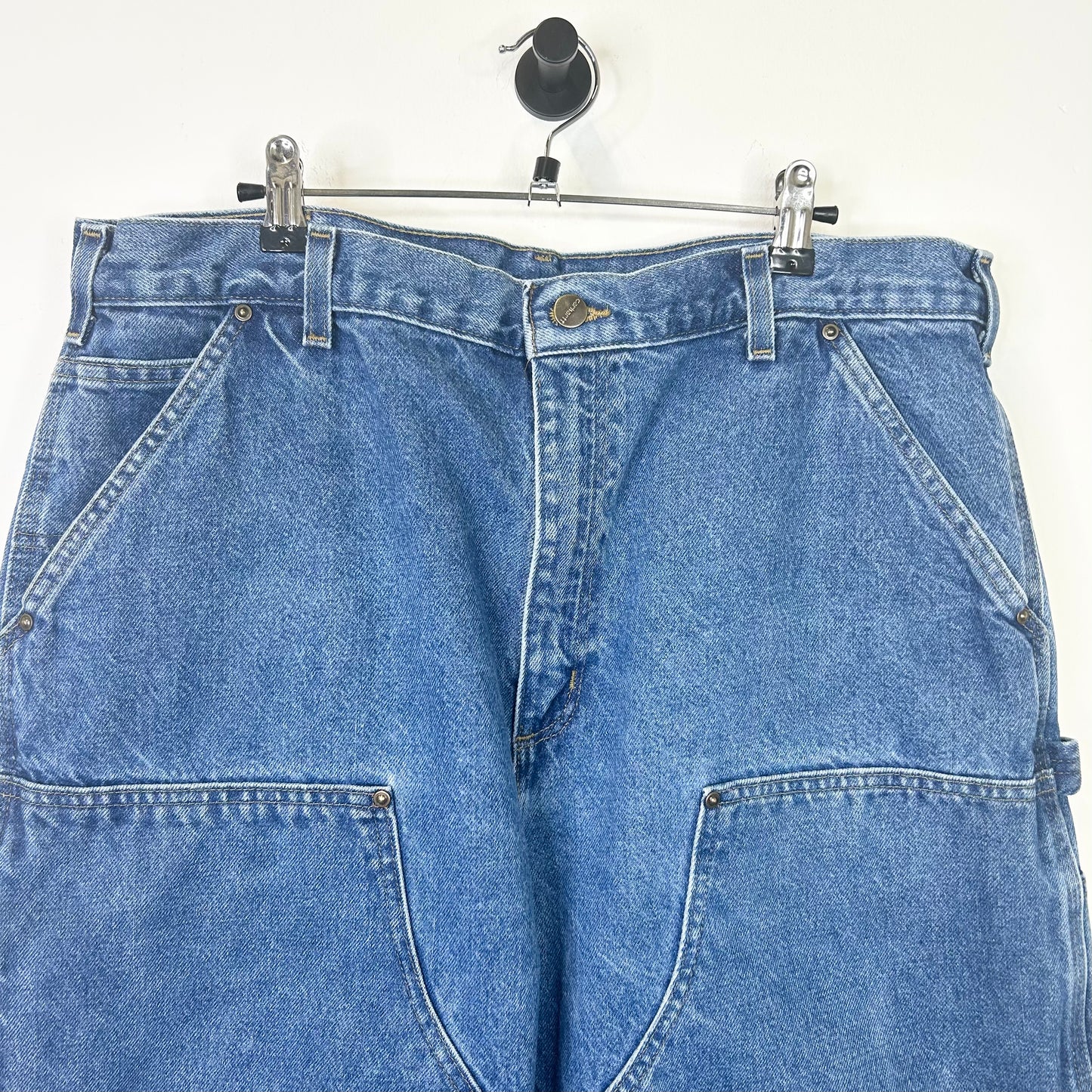 BLUE DENIM CARHARTT DOUBLE KNEES