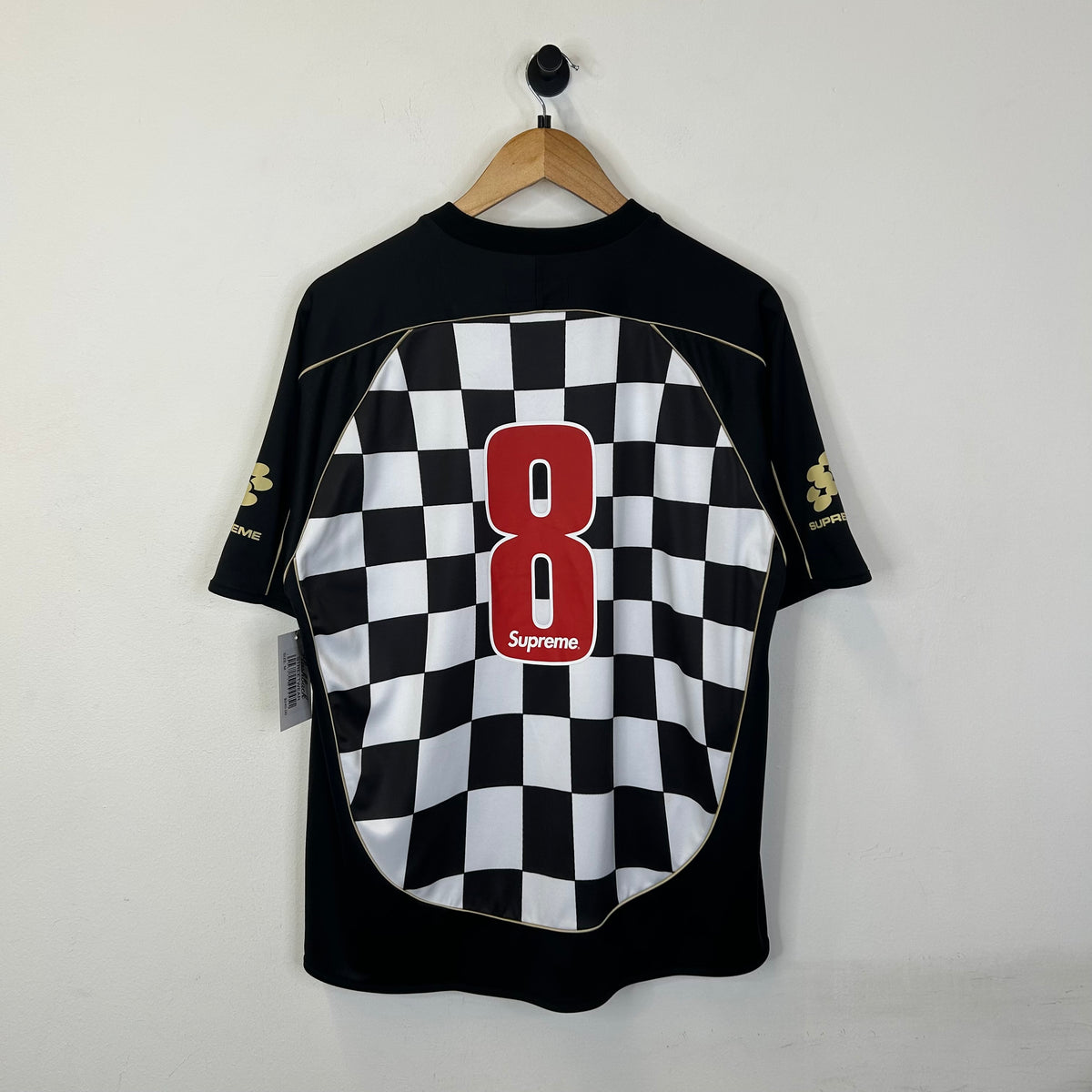 SUPREME CHECKERBOARD SOCCER JERSEY